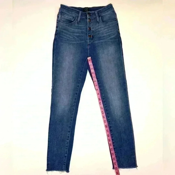 J Crew Womens High Rise Skinny Jeans Size 27 - Picture 3 of 8